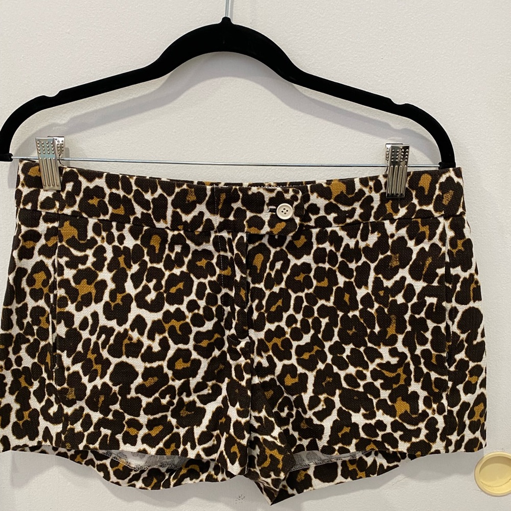 J. Crew Animal Print Shorts